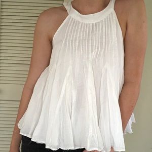 Free People Flowy High Neck tank